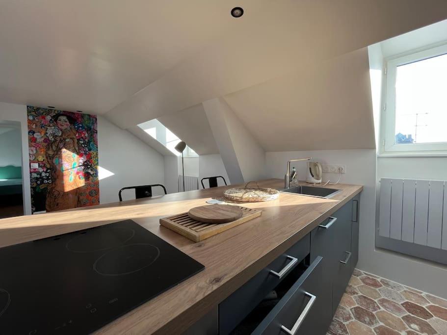 Sur Les Toits De Fontainebleau - Hypercentre Apartamento Exterior foto