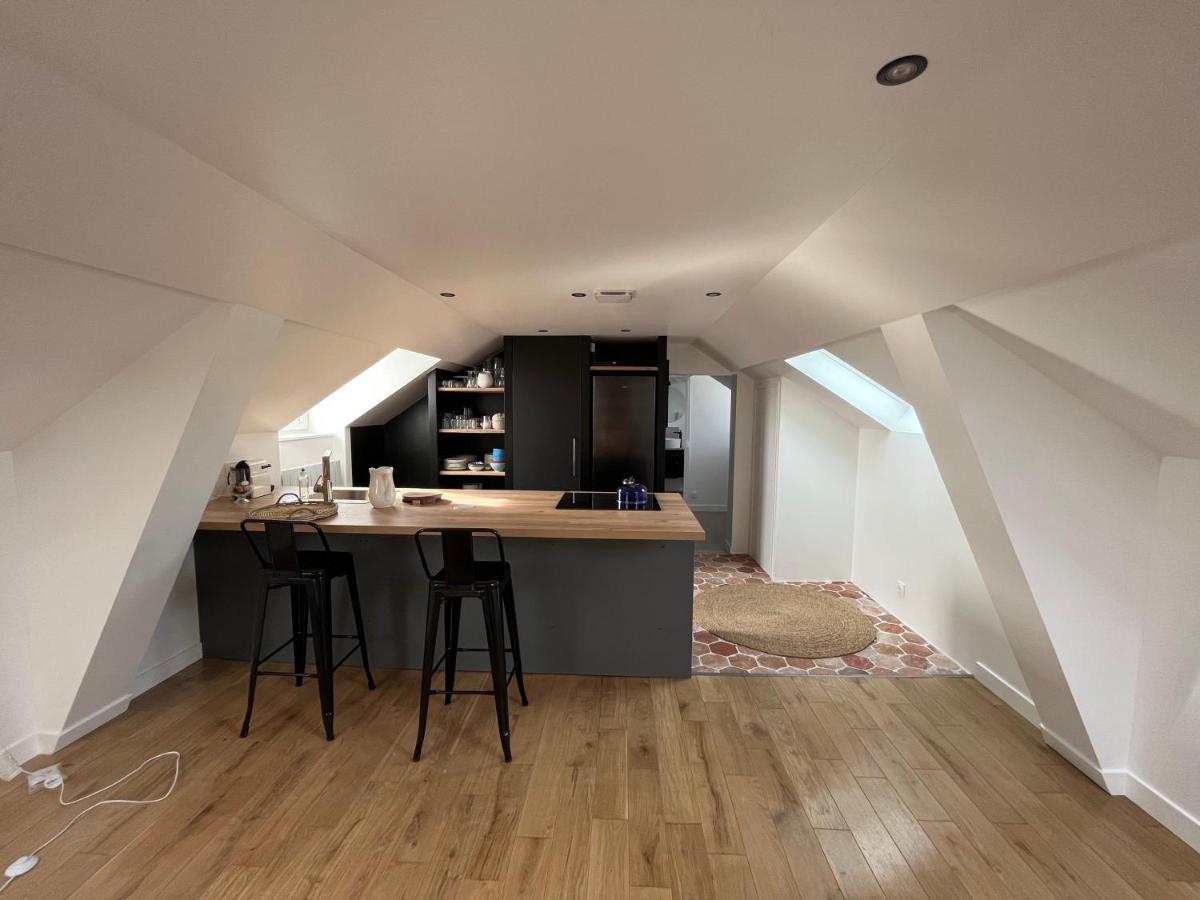 Sur Les Toits De Fontainebleau - Hypercentre Apartamento Exterior foto